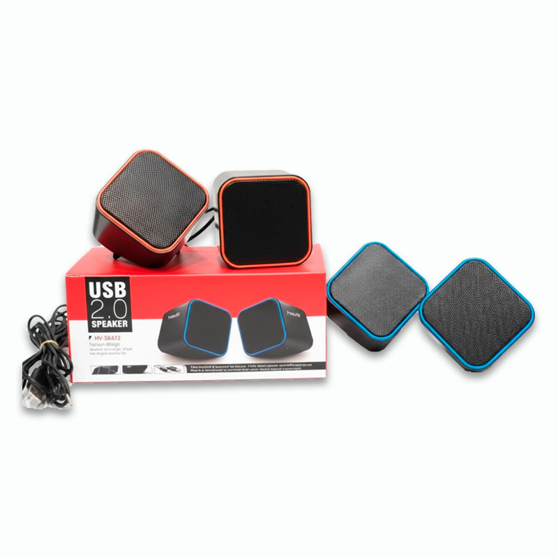 Parlantes Multimedia PC Havit HV-SK473 2.0 USB - Vista 1