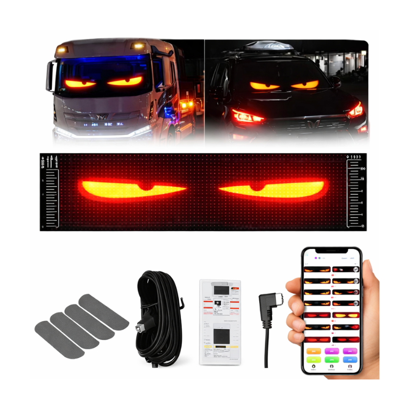 Pantalla LED Flexible 12x60 RGB con Control Bluetooth y Control Remoto - Vista 1