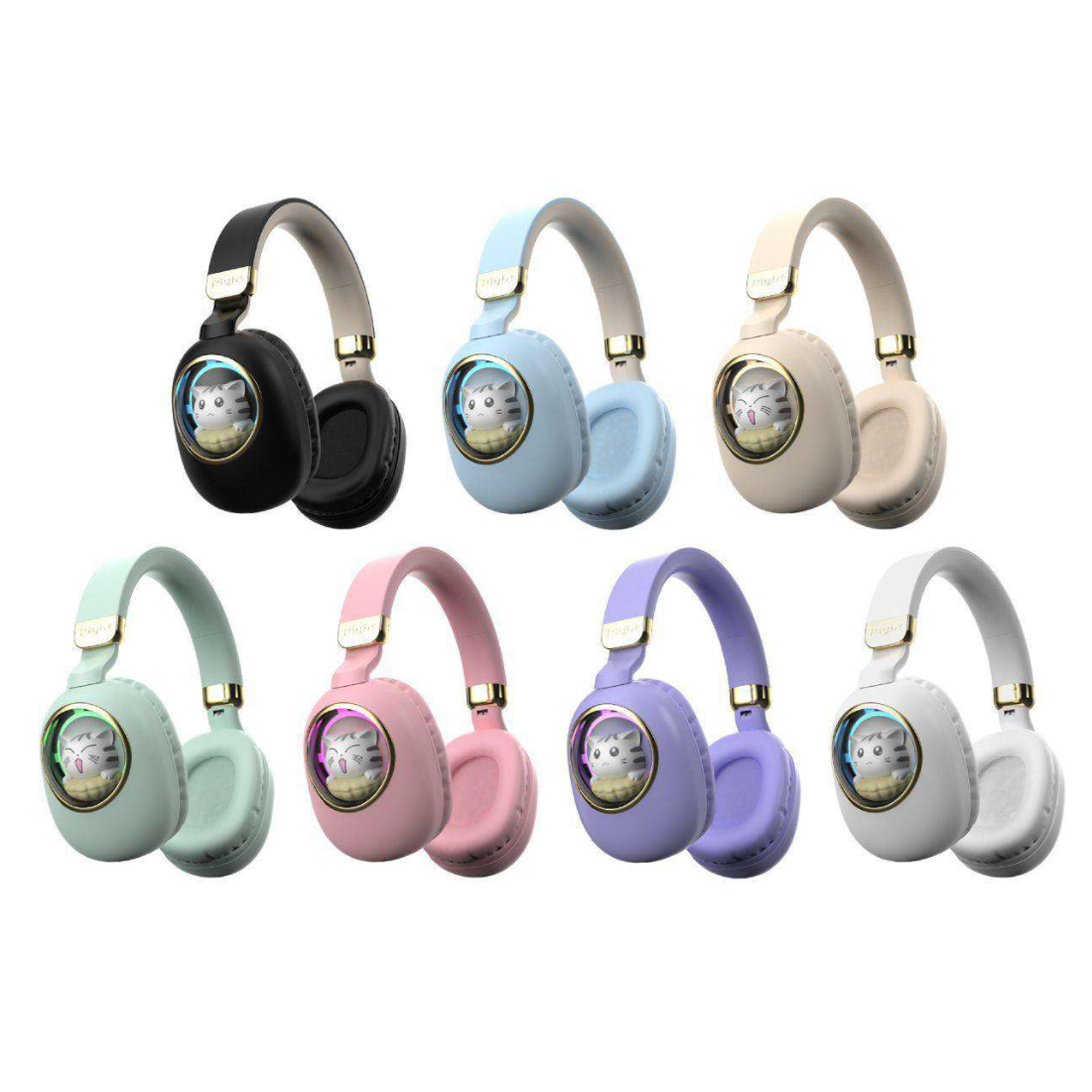 Audifono Bluetooh MS-B4 Modelo Kawaii - Vista 1
