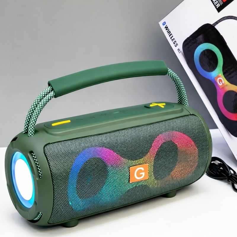 Parlante Bluetooth ET-313 de la marca LB con luces LED RGB - Vista 2