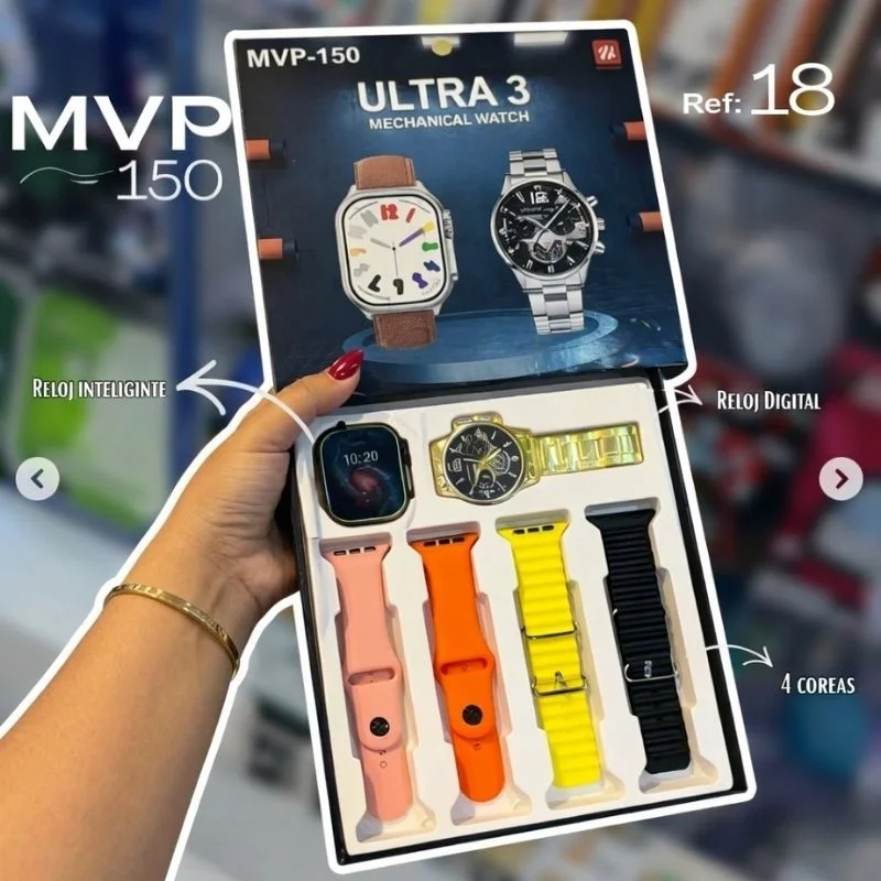 Reloj Set SmartWatch y reloj MVP-150 ULTRA 3. - Vista 2