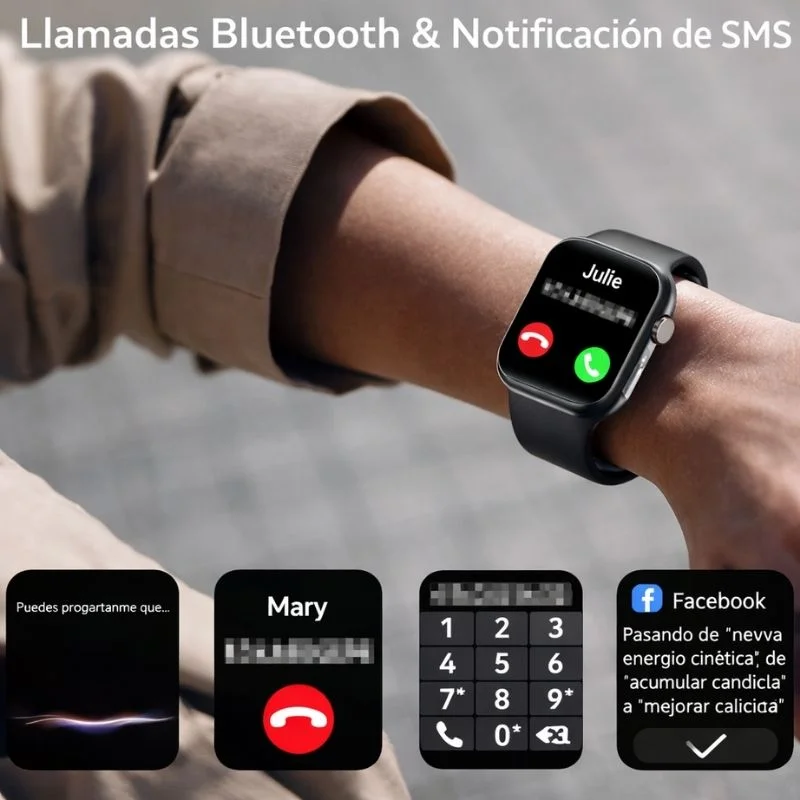 Smart Watch/Gafas bluetooh con Parlante LAXAS FIT - Vista 4