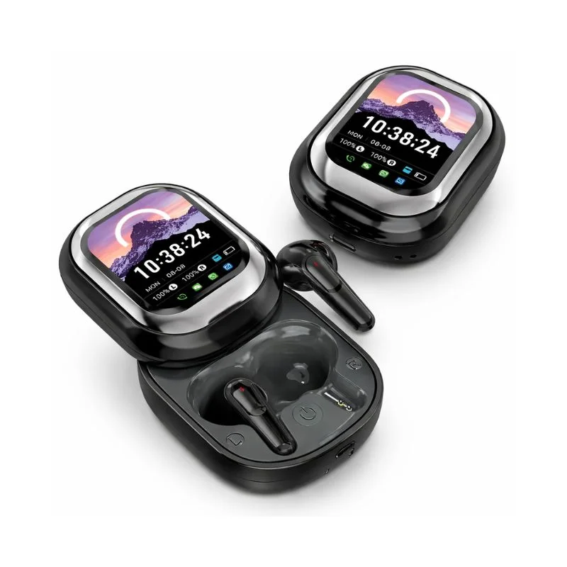 Audífonos Bluetooth SE-ONE con Pantalla Inteligente, ANC y Bluetooth 5.4 - Vista 2