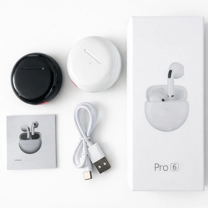 Audífonos Bluetooth Pro 6 Touch con Control Táctil y Sonido Estéreo 8D - Vista 1