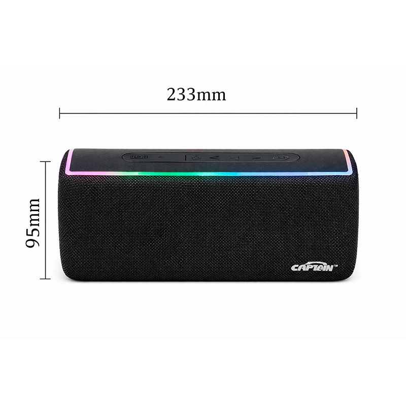 Parlante Bluetooth Portátil Cafini S5479 Inalámbrico - Vista 3