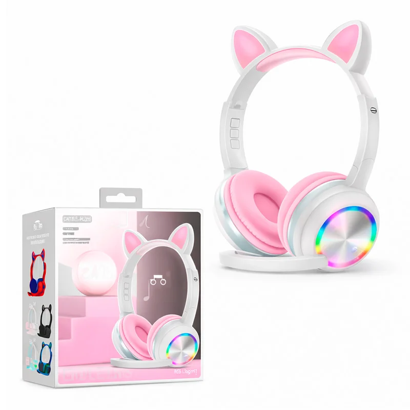 Audífonos Gamer Orejas de Gato AKZ-020 - Vista 2