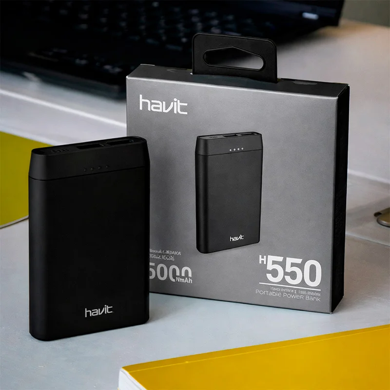 Cargador Portátil Havit H550 5000mAh 2 Puertos USB - Vista 3