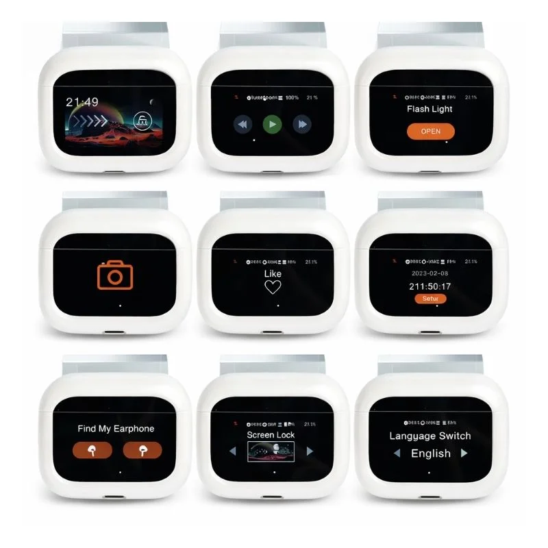 Audifono bluetooh YX29 Con Pantalla Inteligente - Vista 5