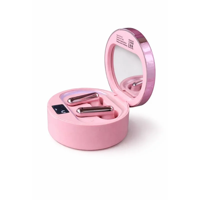 Auriculares Bluetooth AE1 TWS para Dama con Espejo, Luces LED y ANC - Vista 3