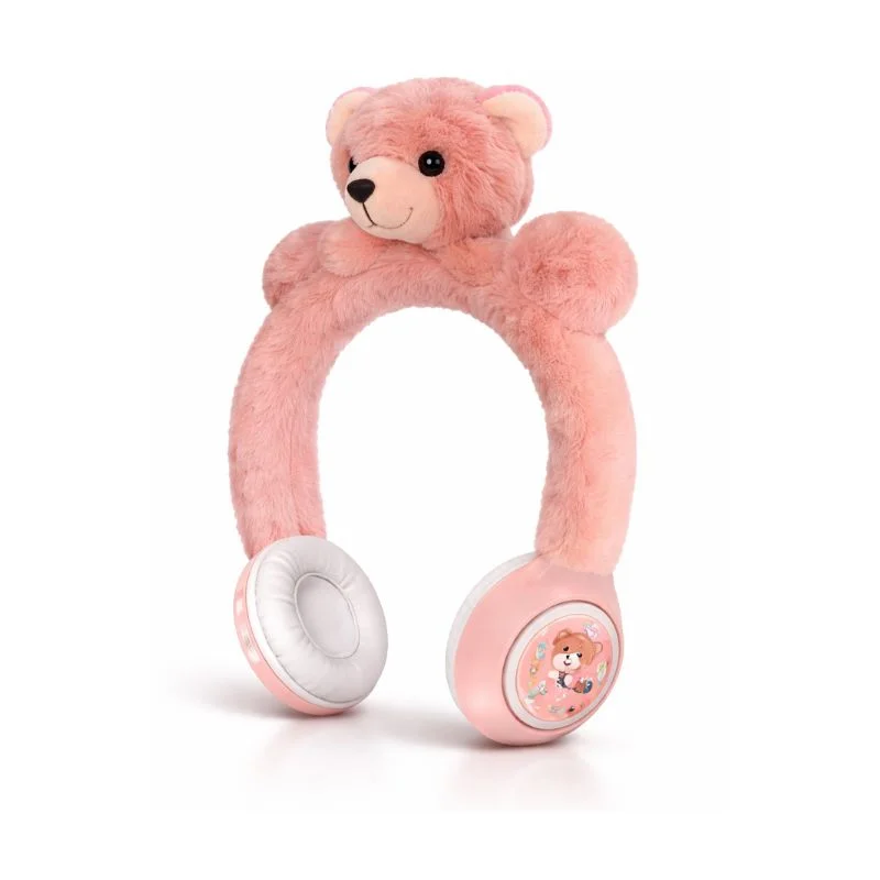 Audífonos Bluetooth WBK845 Diseño Peluche con Luces y Puerto Tipo C - Vista 2