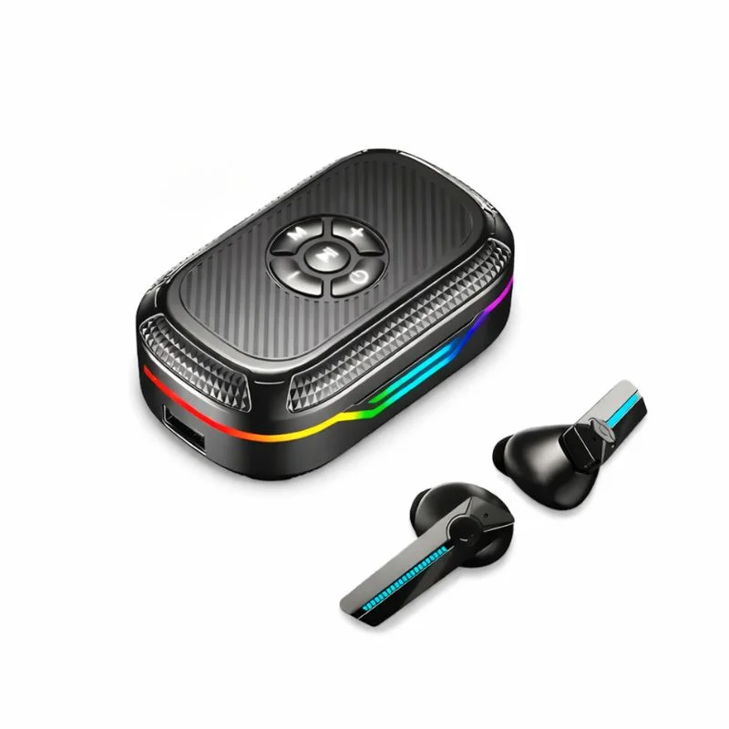 Audífonos Bluetooth DX-13 con Pantalla LED, Ranura TF y Estuche Power Bank - Vista 2