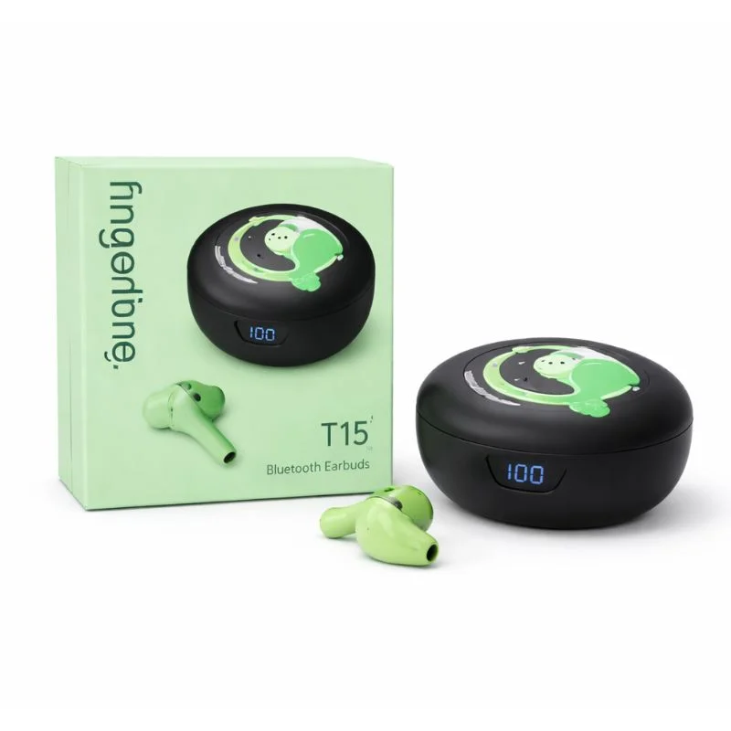 Audífonos Fingertime T15 TWS Bluetooth 5.3 con Pantalla LED y Estuche de Carga - Vista 1