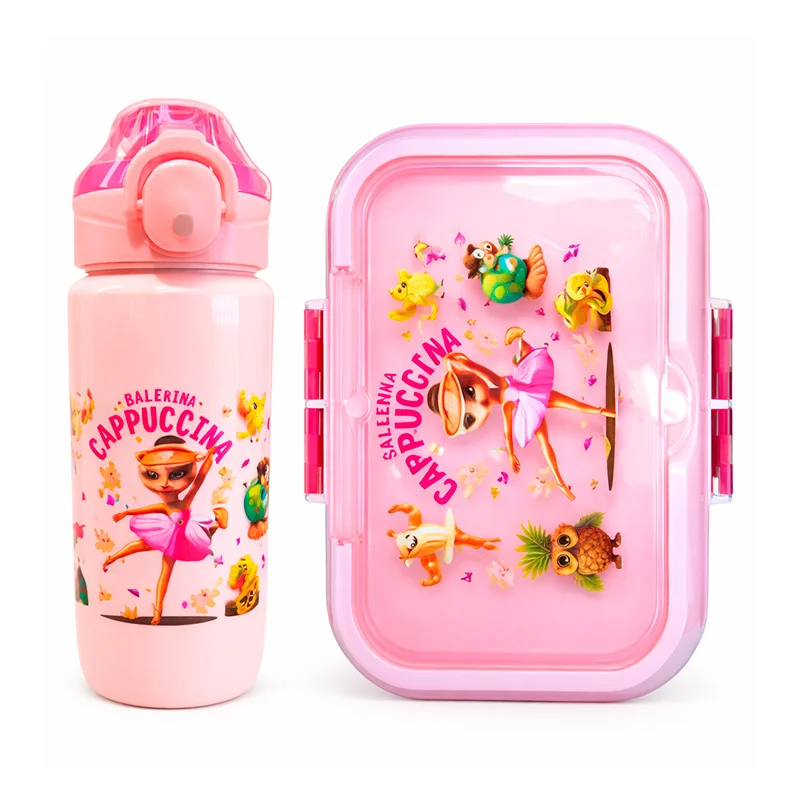 Set de táper infantil con tomatodo 500 ml + lonchera 3 divisiones - Vista 3