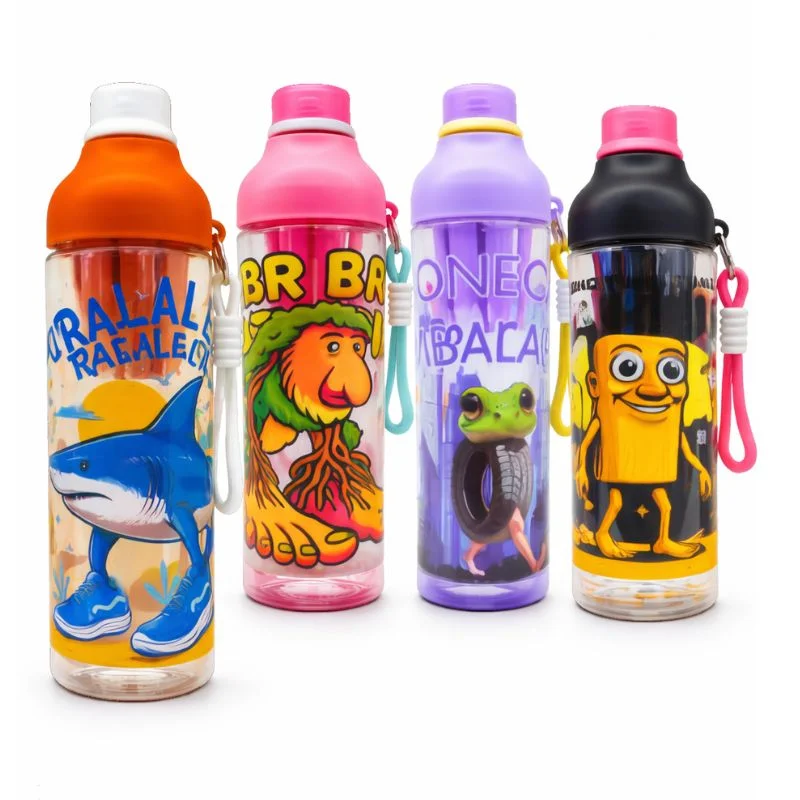Tomatodo Brainrot 750 ml para Niños con Chupón y Correa de Mano - Vista 3