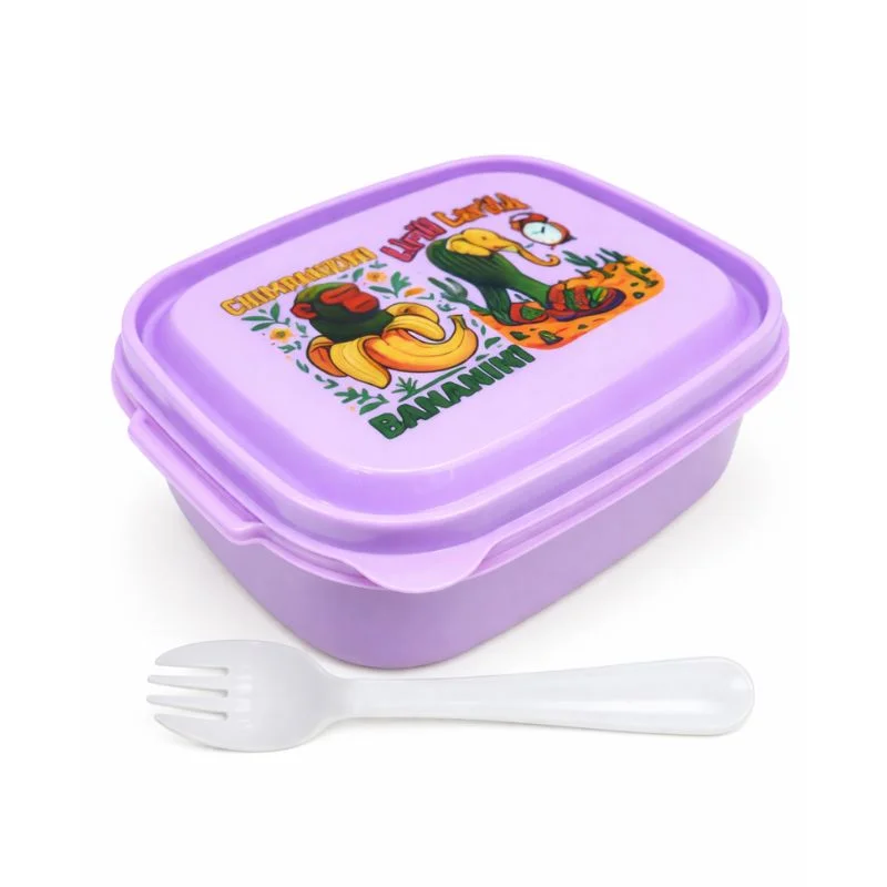 Set de Táper Brainrot 625 ml con Cuchara 2 en 1 para Lonchera - Vista 2