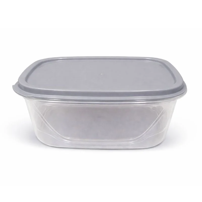 Set de Táperes Rectangulares 7 Piezas con Tapa para Alimentos - Vista 2