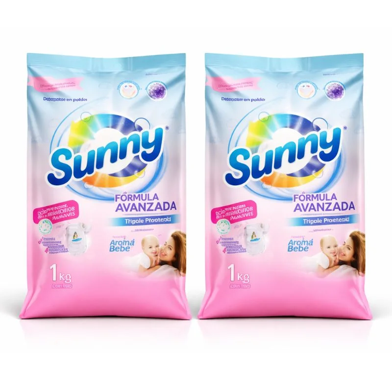 Detergente en Polvo Sunny 1 Kg Aroma Bebé | Fórmula Avanzada - Vista 3