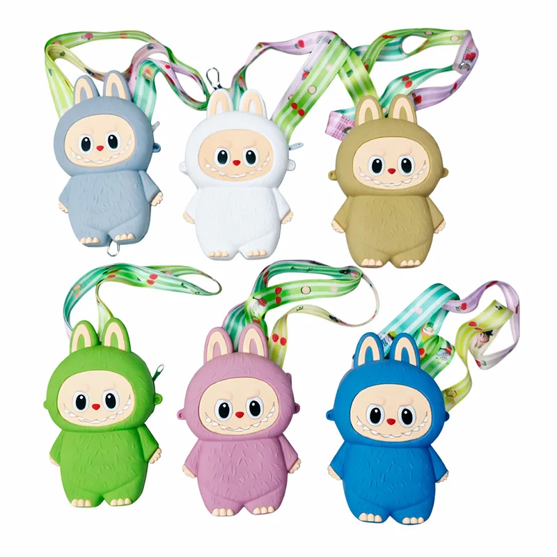 Morral de Silicona Infantil con Correa Ajustable Diseño Labubu - Vista 3
