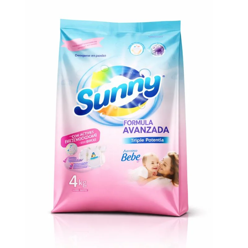 Detergente en Polvo Sunny 4 Kg Aroma Bebé | Fórmula Avanzada - Vista 1