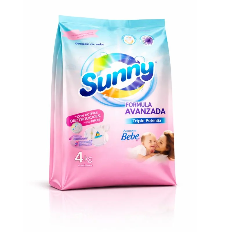 Detergente en Polvo Sunny 4 Kg Aroma Bebé | Fórmula Avanzada - Vista 2