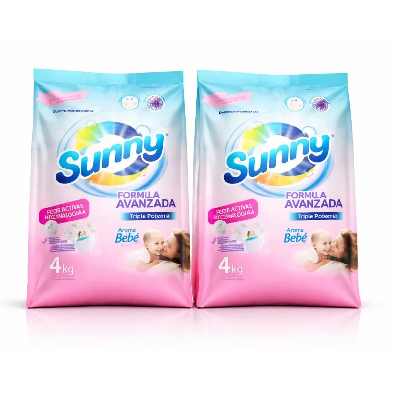 Detergente en Polvo Sunny 4 Kg Aroma Bebé | Fórmula Avanzada - Vista 3