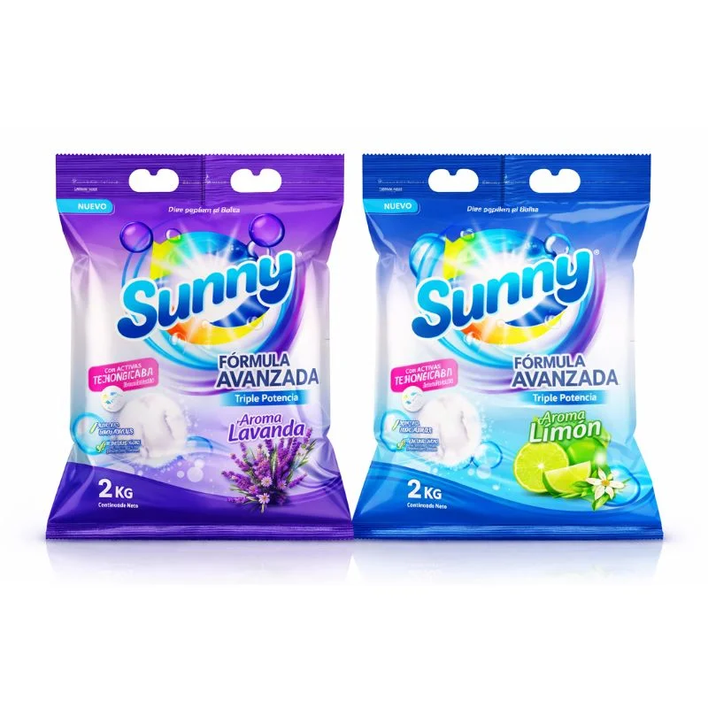 Detergente en Polvo Sunny 2 Kg | Aroma Lavanda y Limón - Vista 3