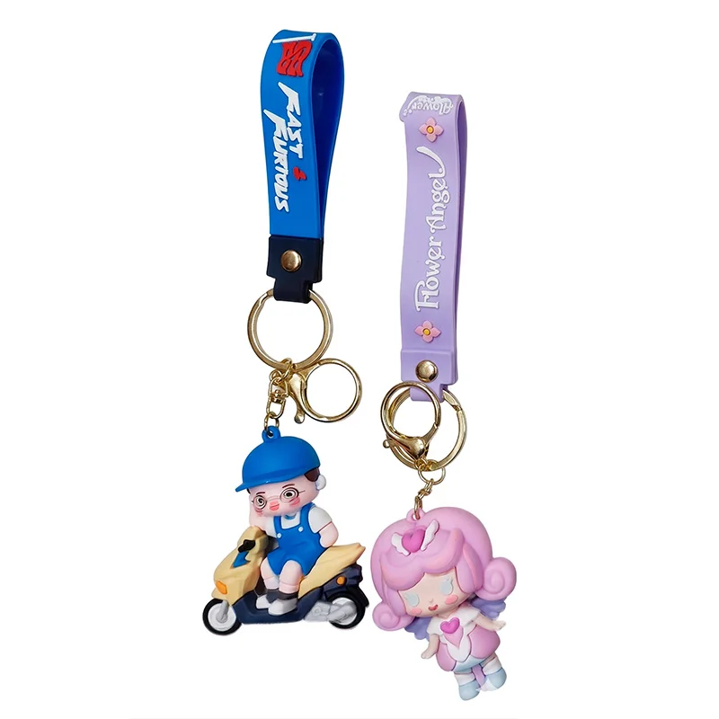 Llaveros Kawaii de Silicona con Correa - Llaveros Personajes para Mochila y Llaves - Vista 1