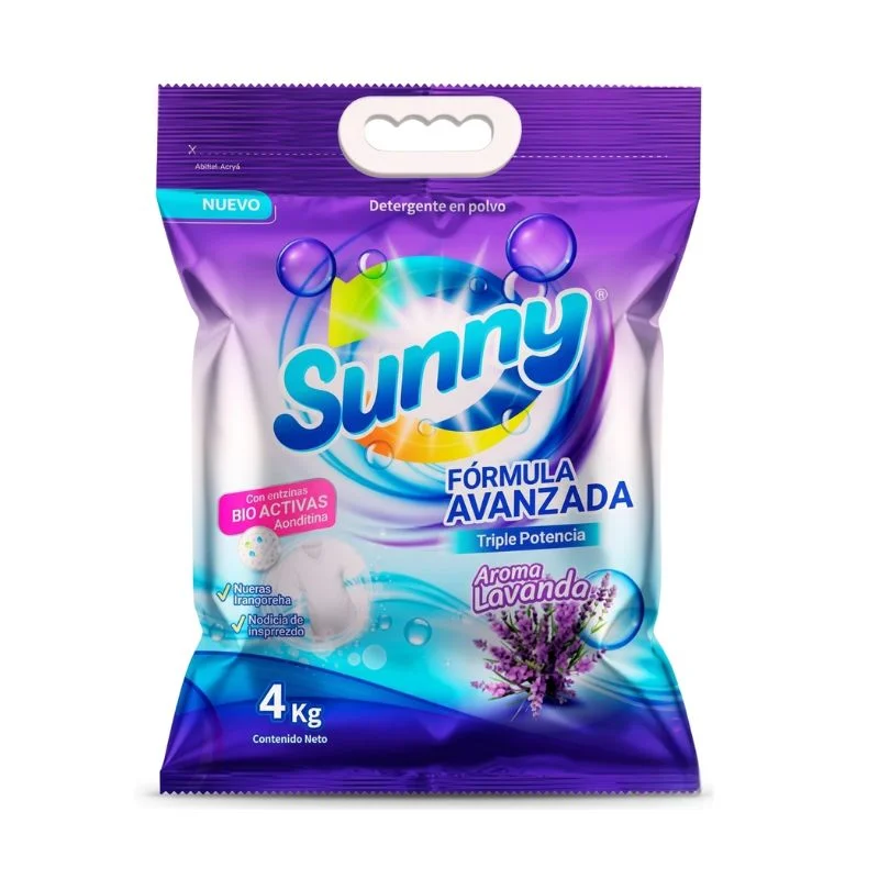 Detergente Sunny 4kg Fórmula Avanzada con Triple Potencia Bio-Activa - Vista 1