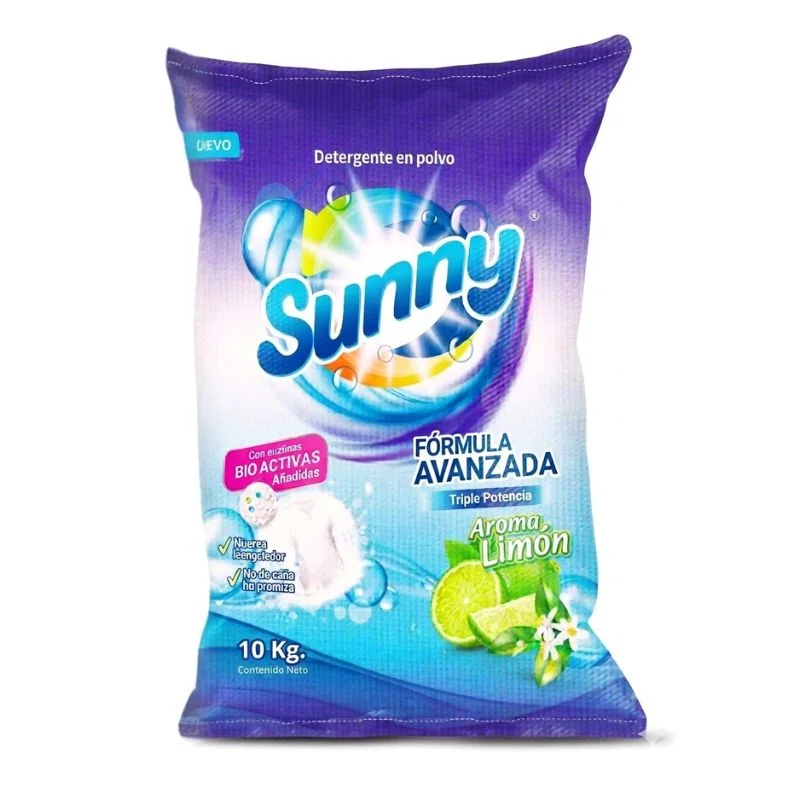 Detergente Sunny 10kg: Triple Potencia y Ahorro para tu Hogar - Vista 1
