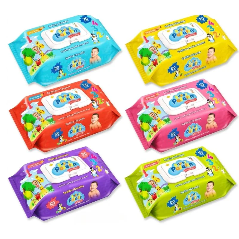Toallitas Húmedas Suave Petepin (120 Unidades) con Aloe Vera y Tapa Rígida - Vista 3