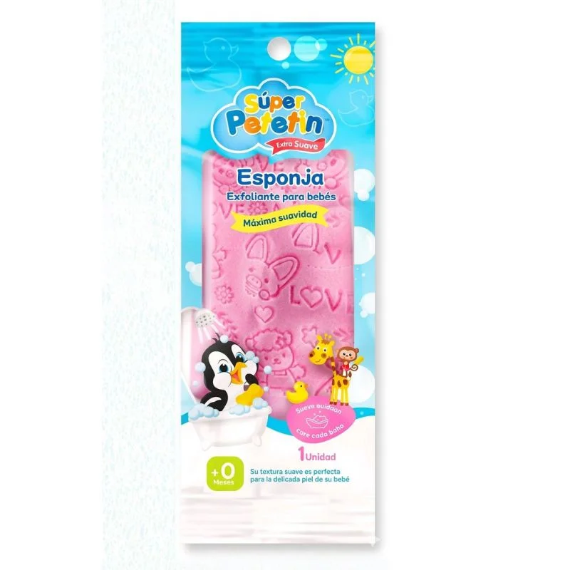 Esponja para Bebé Súper Petetín | Extra Suave con Diseños Kawaii - Vista 2