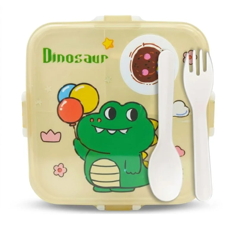 Set de Táper Kawaii 900ml con Cubiertos y Frasco - Lonchera Escolar - Vista 2