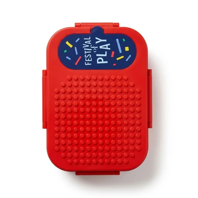 Táper Infantil Diseño de Bloques 625ml - Lonchera Hermética de Plástico Duro - Vista 2