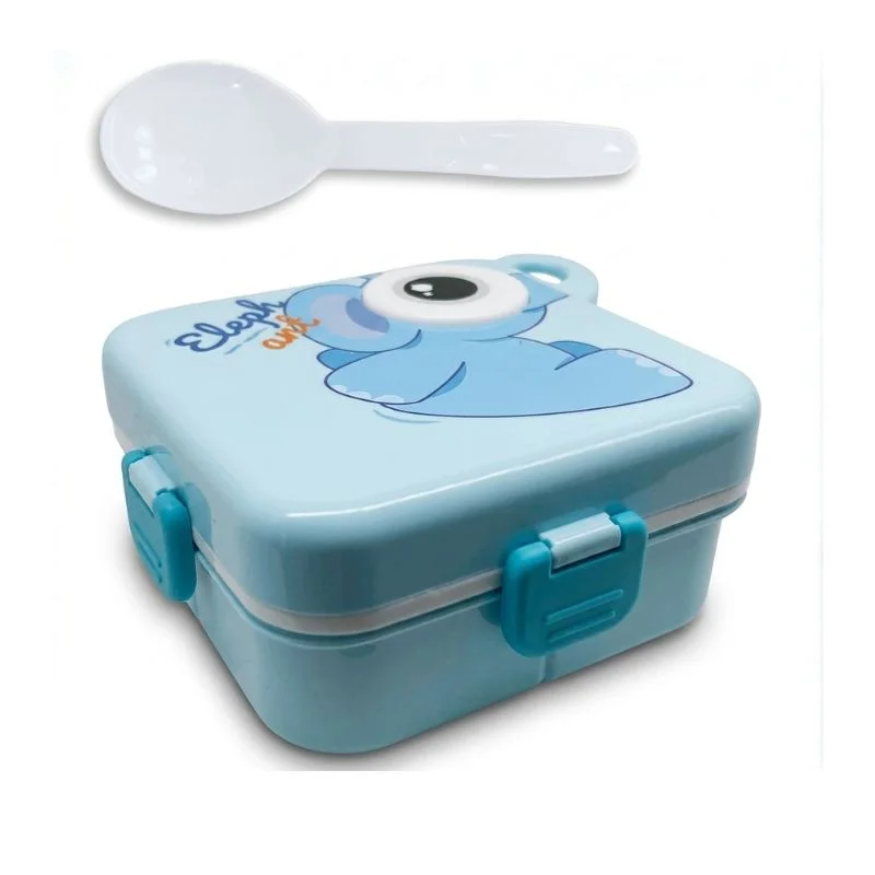 Taper Lonchera Infantil Elefante Bean | 3 Divisiones y Cuchara - Vista 1