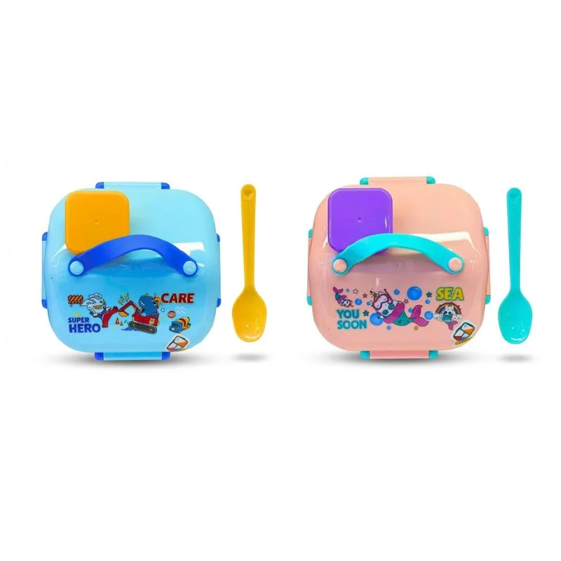 Lonchera Taper Space Bean | 3 Divisiones + Mini Contenedor y Cuchara - Vista 2