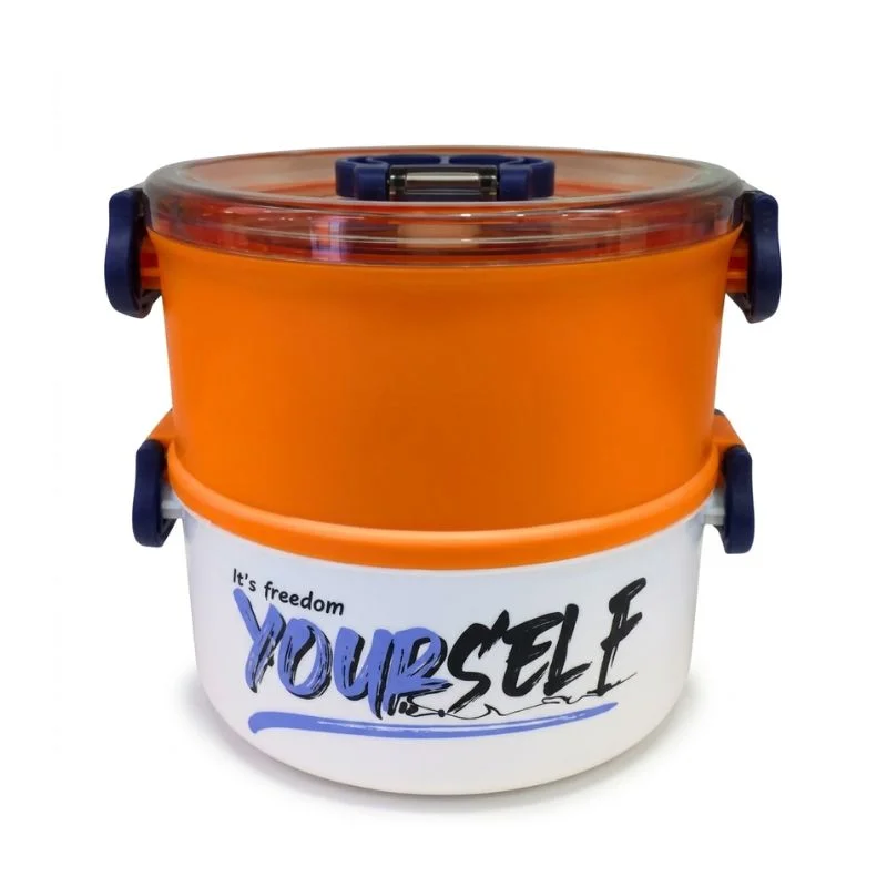 Taper Térmico Yourself Bean 1.2L | Lonchera de 2 Niveles con Cubierto - Vista 3