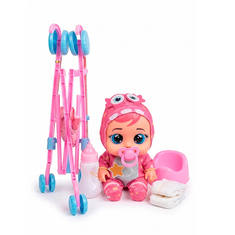 Muñeca Bebé Llorón con Coche, Accesorios - Vista 2