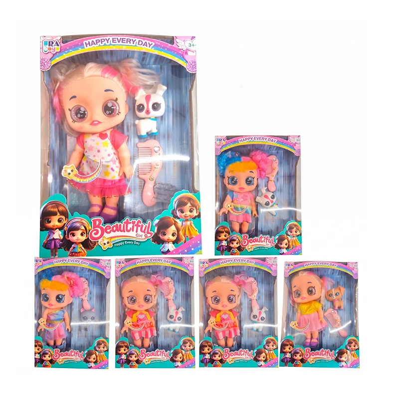 Muñeca Llorona Beautiful con Mascota y Ojos de Vidrio 3D - Vista 2