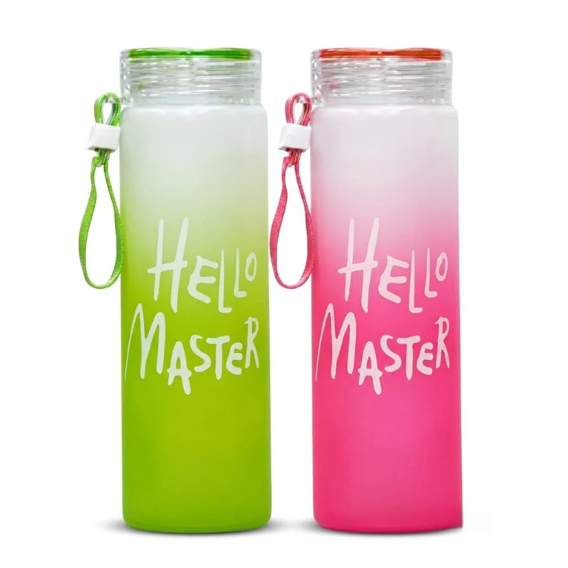 Tomatodo Hello Master 400ml | Botella Frosted con Correa de Mano - Vista 3