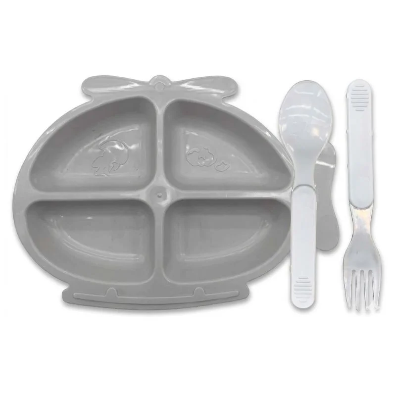 Set de Lonchera Kawaii 900ml con Divisiones y Tomatodo - Vista 3