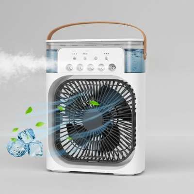 Mini Ventilador Enfriador de Aire USB con Humidificador