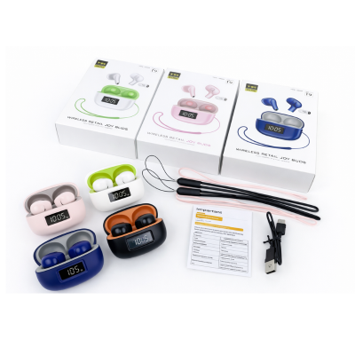 Audífonos Inalámbricos F01 TWS Bluetooth 5.3 con Pantalla LED y Estuche de Carga