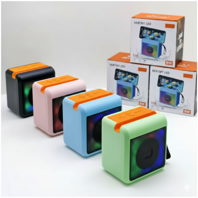 Parlante Portable Bluetooh T14 Con Luces LED
