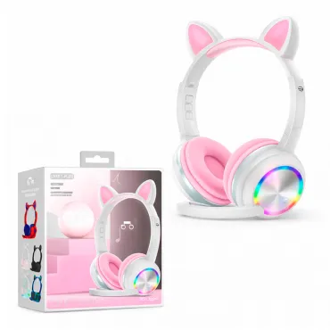 Audífonos Gamer Orejas de Gato AKZ-020 miniatura 2