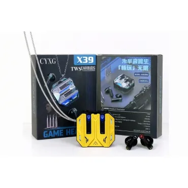 Audifono Bluetooh X39 Gaimer Futurista con Collar miniatura 2
