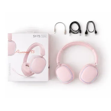 Auriculares Gaming Bluetooth SY-T3 con Micrófono, Luces LED y Bluetooth 5.0