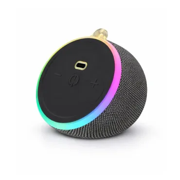Parlante Mini Magnético Miccell VQ SP58 Bluetooth 5.3 con Luces RGB miniatura 3