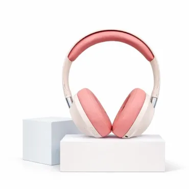Audifono Bluetooh P7233 Tipo Vincha Solo ROSADO  miniatura 3