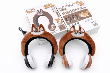  Audífono Kawaii con Forma de Zorro WBK-848 miniatura 3