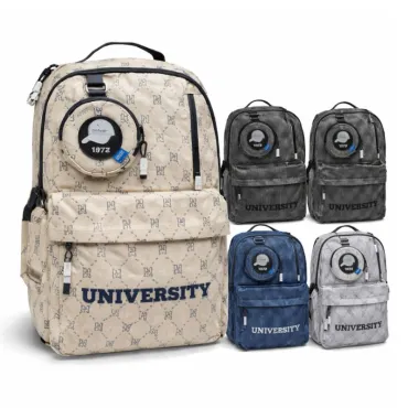 Mochila Juvenil University Multicolor con Diseño Moderno y Amplios Compartimentos miniatura 3